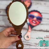 آینه دسته چوبی سایز بزرگ